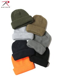 【メール便対応 1点まで】【インポート】ROTHCO ACRYLIC WATCH BEANIE CAP ロスコ ニット帽 カフ ワッチ ビーニー ニット キャップ アクリル MADE in USA