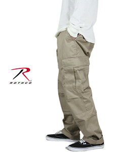 �y�C���|�[�g �zROTHCO TACTICAL BDU 6POCKET MILITARY CARGO PANTS khaki ���X�R �^�N�e�B�J�� �~���^���[ 6�|�P�b�g �J�[�S �p���c �J�[�L