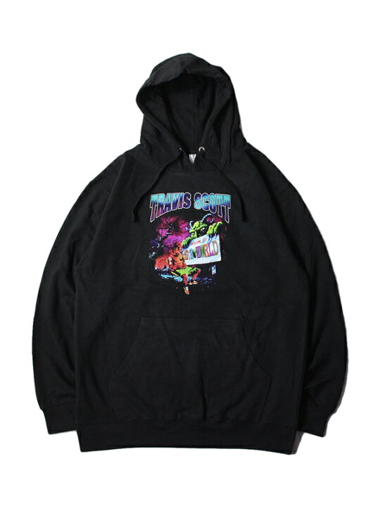 楽天市場】【インポート】TRAVIS SCOTT GOOSEBUMPS HOODIE black  