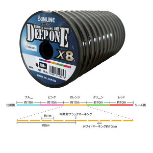 NEW�f�B�[�v����×8 100m×12�A���^50m×12�A���^0.6�`30�� �}���`�J���[PE���C���I�^�~8�{�g�\���ő��쐫���Q �T�����C�� ���{�� ��������