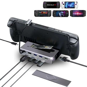 EGGSLINER GAMES Q[~OhbN M2 7-in-1 USB-Cnu hbLOXe[V Steam Deck ROG AllyΉ 4K HDMI