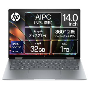 HP Envy x360 14-fc 9W670PA-AAAA Core Ultra 7 32GB 1TB SSD 14^ 2.8K OLED 2-in-1 m[gPC Vo[bCopilot