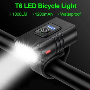 USB�[�d�� 1000LM T6 LED ���]�ԃw�b�h���C�g �n�C/���[�r�[�� �T�C�N�����O �����d�� �o�C�N���C�g �A�N�Z�T���[ �v���X�`�b�N�f��