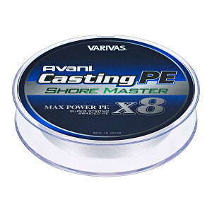 VARIVAS(�o���o�X) PE���C�� �A�o�j �L���X�e�B���OPE �}�b �N�X�p���[ X8 �V���A�}�X�^�[ 200m 0.8�� 16.7lb 8�{ �z���C�g