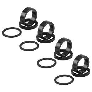 TRIWONDER wbhZbgXy[T[ 28.6mm [Xy[T[ oCNXy[T[ XeXy[T[ RXy[T[ [hoCN }EeoCN Bike Headset Spacer (01 ubN - 12pcs)