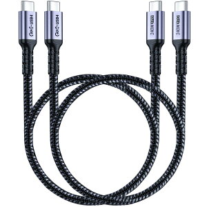 50 cm USB 4�P�[�u��2�{�A240 W�}���[�d��8 K�r�f�I�f�B�X�v���C�t��SUMPK 40 Gbps USB 4�P�[�u���AThunderbolt 4�AThunderbold 3�AXPS�ƌ݊���������