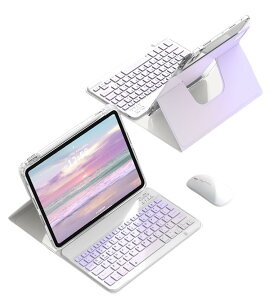 360x] 2025 iPad A16 11 L[{[h P[X }EXt iPad 10 10 2022 Of[VJ[L[{[h }Olbg  NA wʃJo[ cu uX^h y[