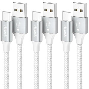 USB Type C P[uy3{Zbg 1m/1m/2mz^Cvc P[u  }[d QC3.0 USB C P[u f[^] ϋviC i Phone15V[YAFireHD 8 10 Plus FireMax11AGalaxy S10 S9 A20 A21AXperiaAXiaomiA
