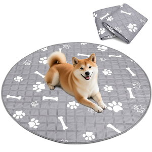 �􂦂� �y�b�g�V�[�c �ی^ ���������}�b�g �L ���p �������� �y�b�g�p �g�C�����~���}�b�g ���p�`�y�b�g�T�[�N���ɍœK ���� �E�L �唻�T�C�Y�i���a90cm �� �O���[�j