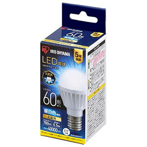 �yE17�z�A�C���X�I�[���} LED�d�� 60W�`���� �����F �������a17mm �L�z�� �����Ή� LDA7N-G-E17-6T6