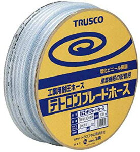 �g���X�R���R(TRUSCO) �u���[�h�z�[�X �N���A 19×26mm ����50m TB-1926D50