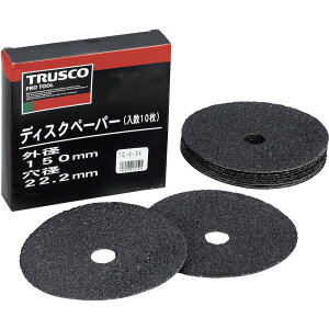 TRUSCO(�g���X�R) �f�B�X�N�y�[�p�[6�^ ��150X22.2#80 (10����) TG6-80