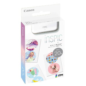 Canon �L���m�� �X�}�z�v�����^�[�p ZINK�t�H�g�y�[�p�[�E�ی`�V�[�� 20������