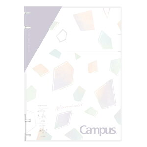 �R�N�� �L�����p�X �m�[�g�̂悤�Ɏg����o�C���_�[ B5 2X2�����O ���� �~�l�����J���[ �V�A�[�p�[�v�� ��-NP704-L1V