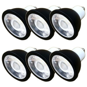 VIMLITE LED�d�� EZ10���� �����F AC/DC12V COB6W JR50 LED�X�|�b�g���C�g 30�x �n���Q�������v�`50W�`60W���� �����Ή� (�����F����(5000K), �{�̍� 6W 30�x EZ10����(6��))