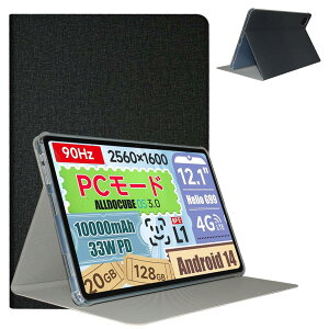 For Alldocube iPlay60 Pad Pro �P�[�X Kluso ���y�� �ɔ� ����PU ���U�[ �J�� �X�^���h �X�}�[�g�P�[�X �X�^���h �@�\ �X�}�[�g�J�o�[ �[�d�Ή� iPlay 60 Pad Pro 12.1�C���` �Ή� (�u���b�N)