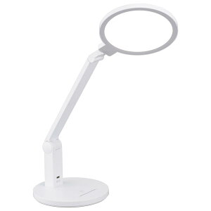 �I�[���d�@ LED�f�X�N���C�g �u���[���C�g�J�b�g �d�C�X�^���h �f�X�N�����v �z���C�g DS-LS78-W 06-3836