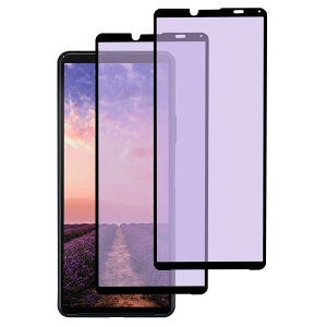 �y2������z Xperia 10 III/Xperia 10 III Lite �p �K���X�t�B���� �u���[���C�g�J�b�g �S�ʕی� SOG04 SO-52B�t�B���� �G�N�X�y���A10iii �����K���X �t���ی�t�B���� �y�����Ȃ�/�w��h�~/�\��t����