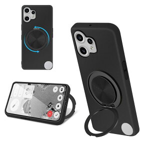 Nothing CMF Phone 2 Pro �P�[�X �V���R�� MagSafe�Ή� �����O�t�� 360°��]�X�^���h �c�����Ή� �A�W���X�^�u���X�^���h �}�b�g�d�グ �ϏՌ� �X�}�z �P�[�X �O�[�O�� �s�N�Z���J�o�[ �Ռ��z���|�P�b