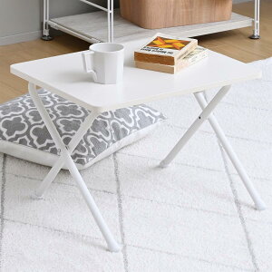 �R�P(YAMAZEN) ���[�e�[�u�� �܂肽���� �~�j�e�[�u�� ��50×���s44×����35.5cm ���E����E�����E�M�ɋ��� ��l��炵 �� �����i �z���C�g/�z���C�g RYST-5040L(WH/WH2) �e�����[�N