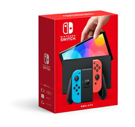 【北海道・沖縄を除く】送料無料　新品・Nintendo Switch(有機ELモデル)　 Joy-Con(L) ネオンブルー/(R) ネオンレッド発売日2021/10/08
