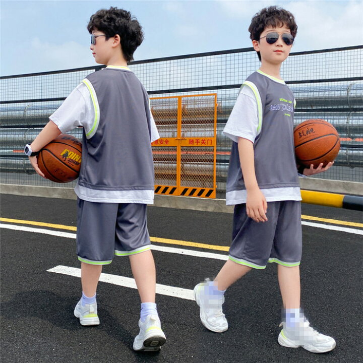 楽天市場 子供服 ジャージ セットアップ 半袖 キッズ 男の子シャツ ズボン 2点セット カジュアル パンツセット 春夏着 上下セット パンツ おしゃれ 小学生 通学着 可愛い子ども男の子 バスケットボール着 安い 100 110 1 130 140 150 160 つげ村shop