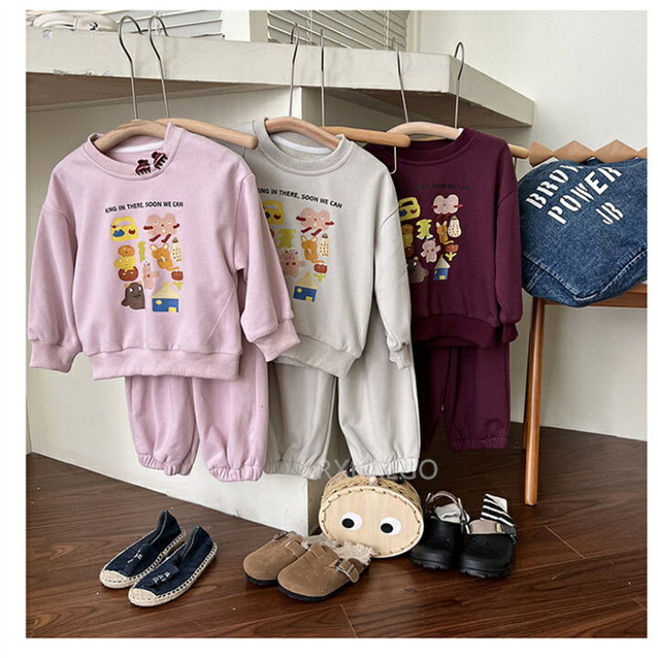 楽天市場】子供 トップス パンツ 韓国子供服 セットアップ キッズ 長袖  