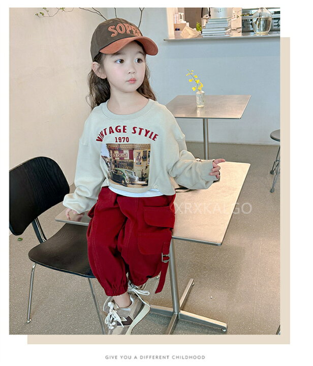 楽天市場】子供 トップス パンツ 韓国子供服 セットアップ キッズ 長袖 