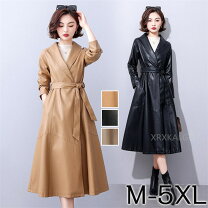 楽天市場】レザーコート（サイズ（S/M/L）4L）（レディース 