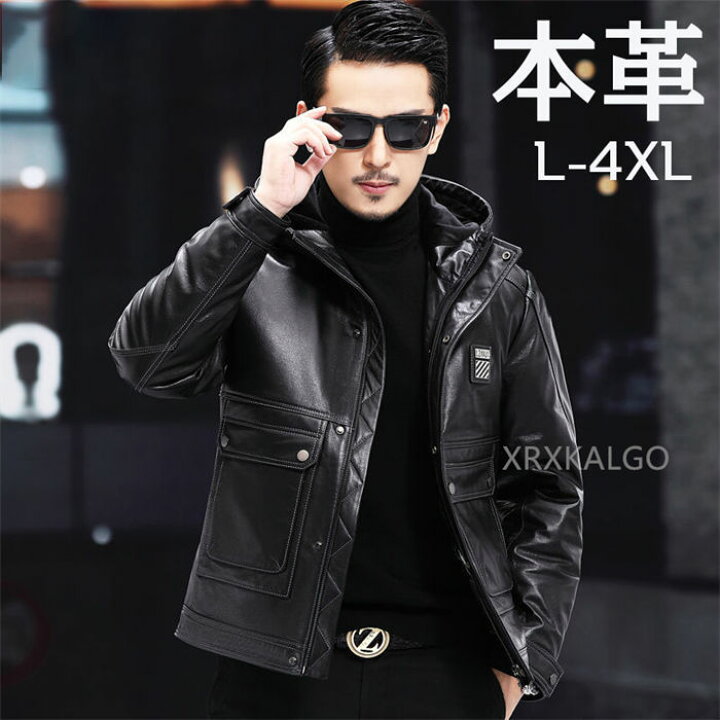 楽天市場】【3点以上ご購入10%OFF】本革 ジャケット 革ジャン メンズ 