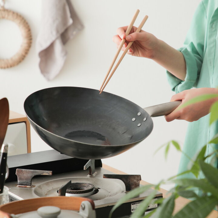 楽天市場】HANAKO 打出炒め鍋 山田工業所 チタンハンドル 27cm 軽量 
