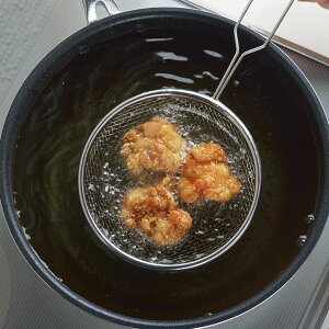 天ぷら名人 ミニ揚げ鍋油きりざる TM-02 エポラス