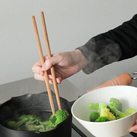 SUNAO スナオ 菜箸 孟宗竹 長めの菜ばし 三角 転がらない料理箸 日本製