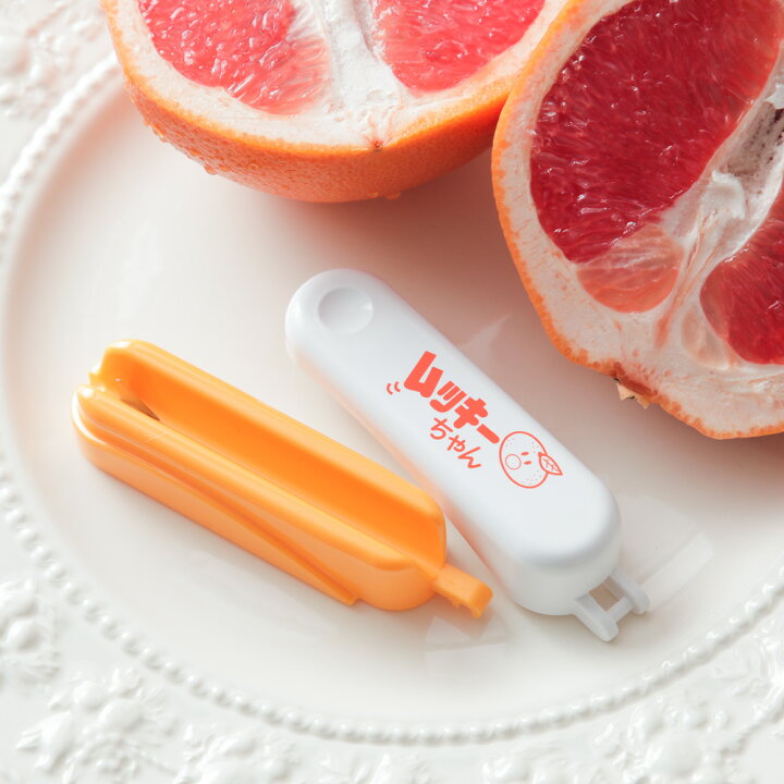 楽天市場】ムッキーちゃん 皮むき器 ピーラー オレンジ みかん dohkon 