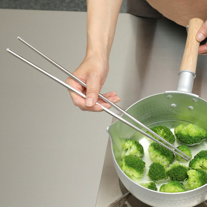 楽天市場】ステンレス菜箸 取り箸 揚げ物 天ぷら用におすすめのさいばし : フライパン専門店 鐵兎堂 TETTODO 菜箸 天ぷら 箸 ステンレス 長い箸 36cm 3膳組 はし 揚げ物 卵焼き ラーメン そば 料理用 さいばし