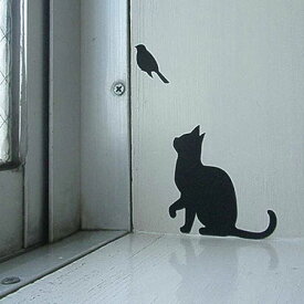 楽天市場 黒猫 シール かわいい ウォールステッカー シール 壁紙 装飾フィルム インテリア 寝具 収納の通販