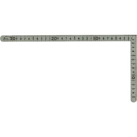 [曲尺]シンワ測定（株） シンワ　曲尺小型　平ステン30cm×15cm　表裏同目　12325 1本【432-6750】