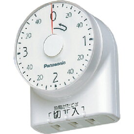 [タイマー]パナソニック（株）エレクトリックワークス社 Panasonic ダイヤルタイマー 3時間形 コンセント直結式 ホワイト WH3201WP 1個