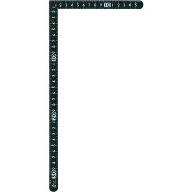 [曲尺]シンワ測定（株） シンワ　曲尺小型　サンデーカーペンター黒色30cm×15cm　表裏同目　12435 1本【467-8869】