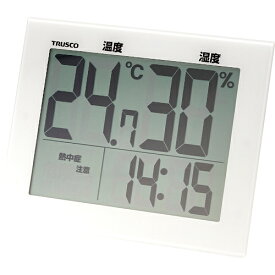 [温湿度計]トラスコ中山（株） TRUSCO　大画面温湿度計 BTH-220 1個【160-7228】