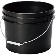 [ペール缶（樹脂製）]DICプラスチック（株）　容器資材営業部 DIC　ダイテナー12LS本体　黒 DTN-12LS-BK …