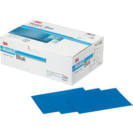 [ロールペーパー]スリーエム　ジャパン（株）オート・アフターマーケット製品事業部 3M ブルーサンディングシート 75X110mm ＃180 （100枚入） HSHT18075X110B 1箱【854-9928】