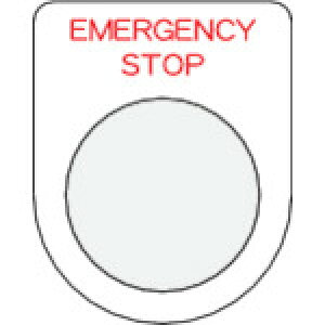 []ijAC}[N IM {^^ZNgXCb`iKlj EMERGENCY STOP  22D5 40×30×2mm P22-42 1y438-4652zysizy[1܂őΏۏiz