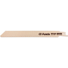 ■[レシプロソー（パイプソー）]アサダ（株） Asada セーバーソーのこ刃 バイメタル 250×18山 10本【274-8380】【代引不可商品】【メール便1個まで対象商品】