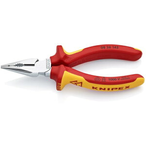 ��[�≏�H��i�y���`�j]KNIPEX�� KNIPEX �≏�j�[�h���m�[�Y�y���` 1000V�≏�n���h�� 145mm 0826-145 1���y116-3229�z�y����s���i�z�y���[����1�܂őΏۏ��i�z
