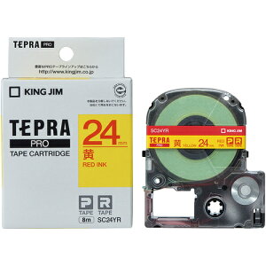 [���x���v�����^�p�e�[�v�J�[�g���b�W]�i���j�L���O�W�� KING JIM �y�����z�u�e�v���vPRO�e�[�v 24mm �����x���^�ԕ��� ����8m 1�y827-7183�z