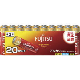 [アルカリ電池]FDK（株）　富士通　まとめ買い　アルカリ単3（20個）HighPower　LR6FH(20S)　1PK【788-6845】