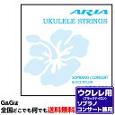 Aria AGS-001 ウクレレ弦 ブラックナイロン