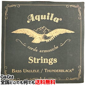 ウクレレベース弦 AQ-BUB 140U アキーラ UKULELE STRINGS 'Thunder Black' Bass Ukulele Strings【smtb-kd】【RCP】