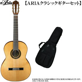 クラシックギター・セット ARIA アリア A-50S-63 Classic Guitar/スプルス単板トップ 弦長630mm：2点セット 【送料無料】【smtb-KD】【RCP】：73244+case-as-p5